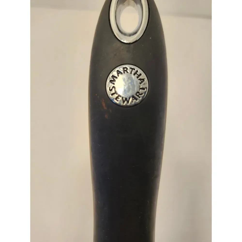 Martha Stewart Potato Masher Stainless Steel Black Silicone Handle Pre-Owned